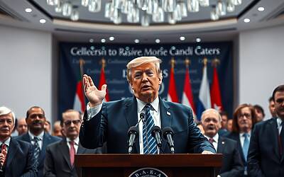 Trump svela Consiglio di Pace per Gaza: chi sono i 12 membri che scuotono Davos