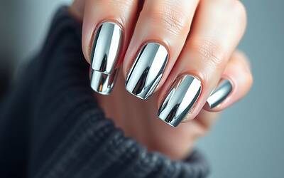 Unghie argentate tornano protagoniste: il trend brillante che rivoluziona manicure e stile in salone