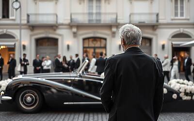 Valentino Garavani, folla silenziosa alla camera ardente mentre il compagno Bruce Hoeksema confessa il suo strazio