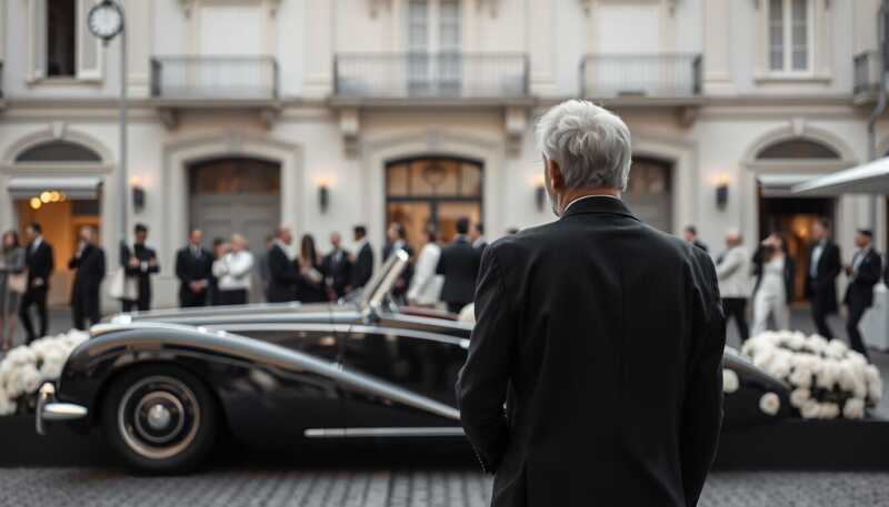 Valentino Garavani, folla silenziosa alla camera ardente mentre il compagno Bruce Hoeksema confessa il suo strazio