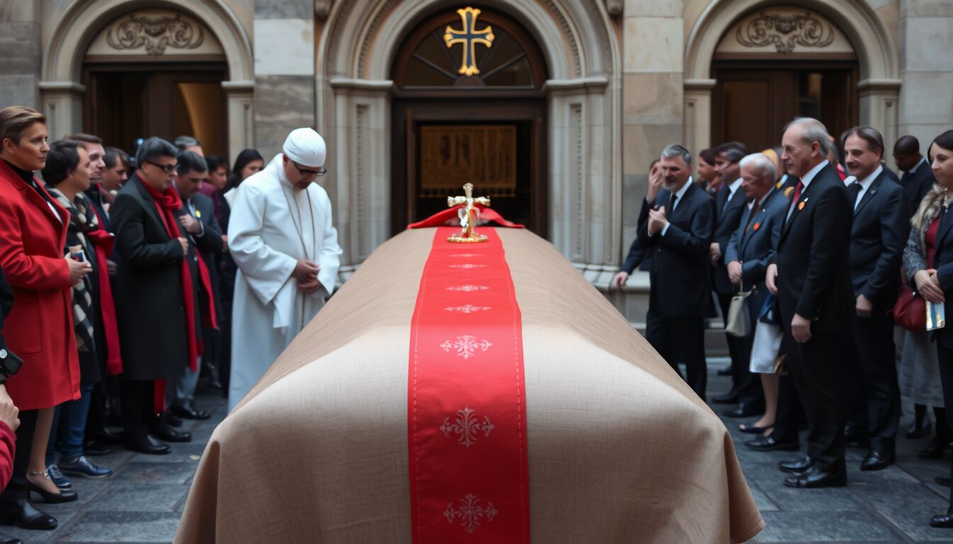 Valentino, l’ultimo saluto in silenzio: preghiera privata apre la camera ardente e commuove il Paese 1 Valentino, l’ultimo saluto in silenzio: preghiera privata apre la camera ardente e commuove il Paese