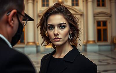 Valeria imprevisto davanti alla camera ardente di Valentino sorprende i presenti e scatena domande su un gesto discusso