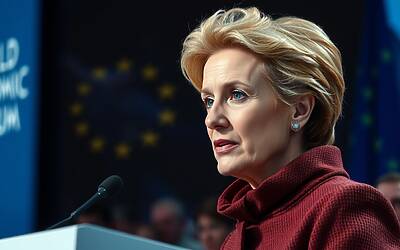 Von der Leyen a Davos sorprende tutti apre all’America e striglia l’Europa sul caso Groenlandia