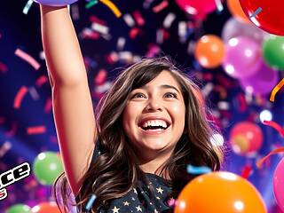 Antonella Clerici esulta per il trionfo di The Voice Kids