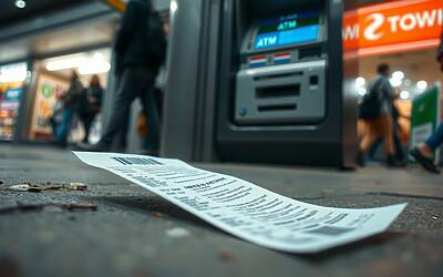 Bancomat, l’errore sullo scontrino che svuota il tuo conto