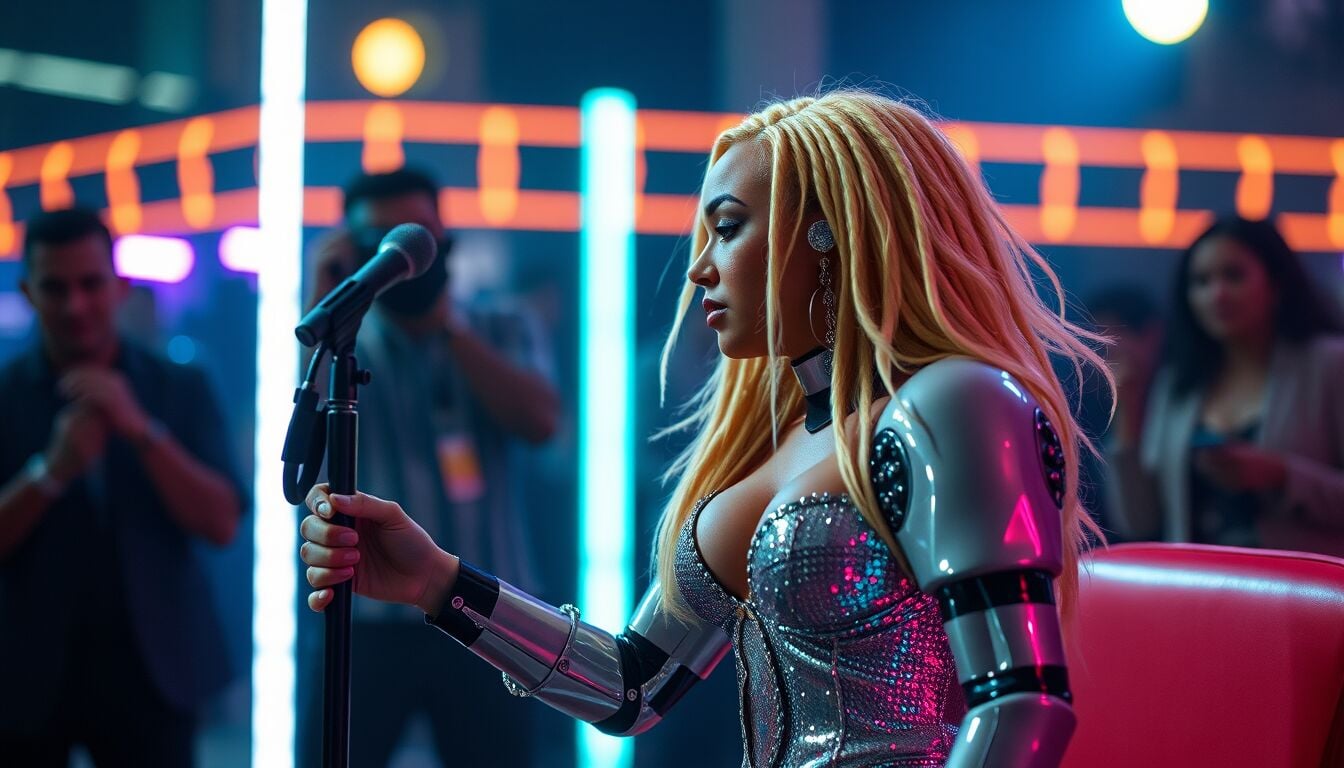 Cardi B scivola durante lap dance, reazione del robot sorprende tutti