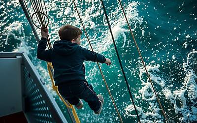 Figlio precipita dalle scale in nave da crociera e finisce in coma