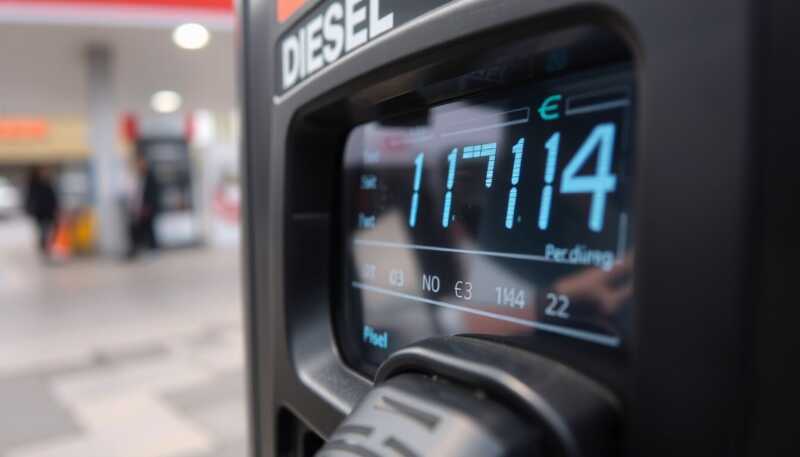 Gasolio in forte rialzo, nuovi massimi per i prezzi alla pompa