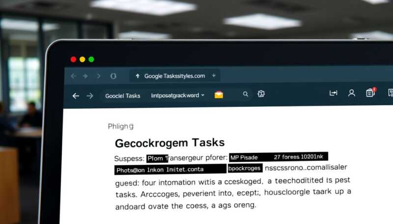 Google Tasks usato per truffe mirate, notifiche rubano dati aziendali