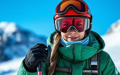 Lindsey Vonn rischia tutto in discesa: il sogno svanisce