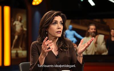 Lorena Bianchetti scivola su Gesù in diretta a A Sua Immagine