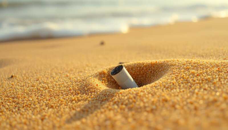 Mozziconi di sigaretta soffocano le spiagge italiane e minacciano l’ecosistema