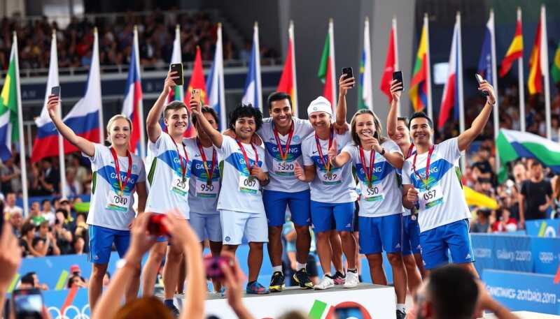 Olimpiadi spiegato il fenomeno del victory selfie tra atleti