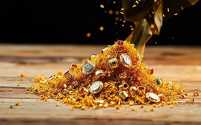 Oro crolla all’improvviso e il rapporto con l’argento esplode