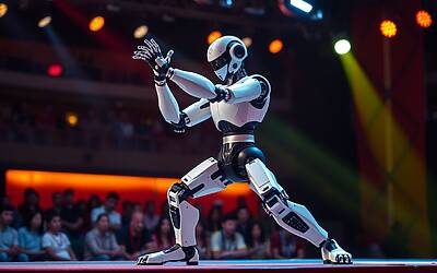 Robot umanoidi incantano il pubblico cinese con spettacolo tecnologico senza precedenti