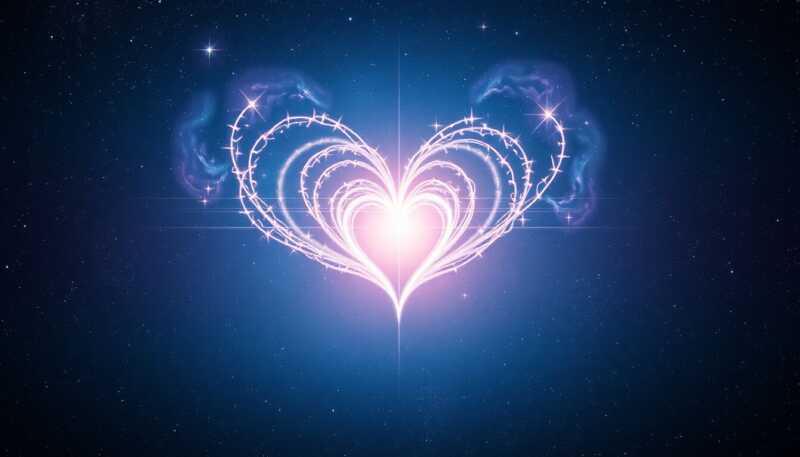 San Valentino illumina il cielo con un cuore cosmico sorprendente