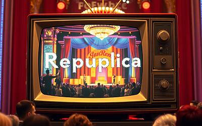 Sanremo gaffe Repupplica oscura anche il nome storico de L’Unità