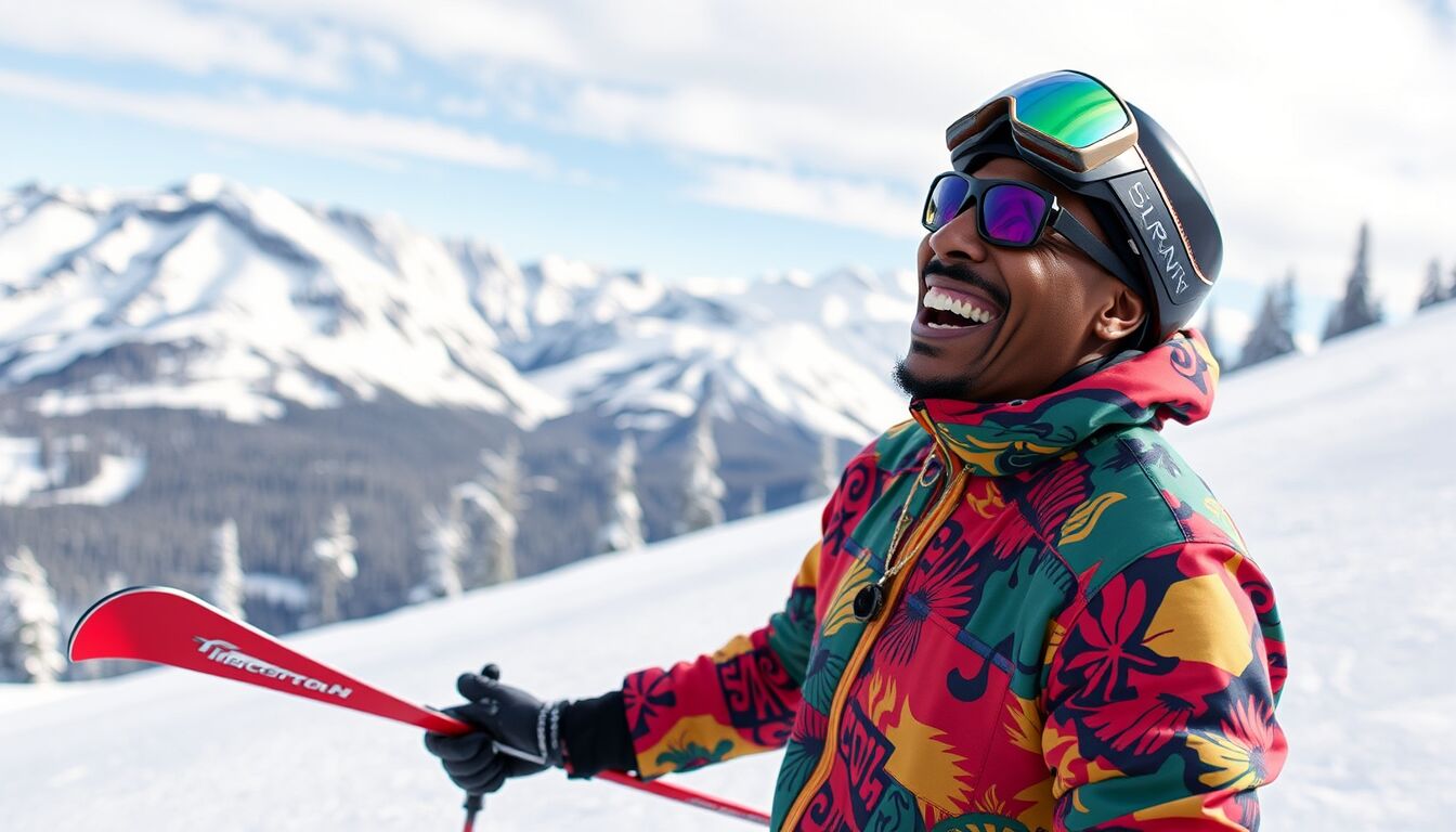 Snoop Dogg protagonista sulle piste di Cortina tra sport e spettacolo