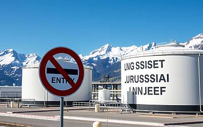 Svizzera introduce stop alle importazioni di gas naturale liquefatto russo
