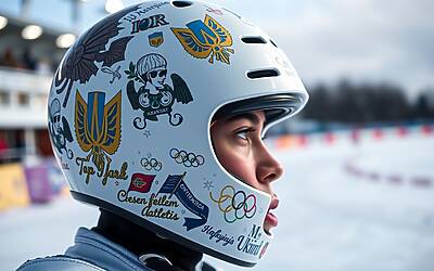 Ucraino squalificato a Milano Cortina casco anti Putin diventa un caso