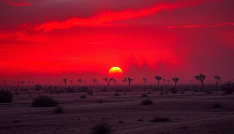 Australia occidentale avvolta da cielo rosso intenso, gli scienziati chiariscono il raro segnale che anticipa Narelle