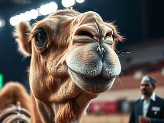 Camel Beauty Show in Oman esplode lo scandalo tra filler, botox e silicone su cammelli squalificati
