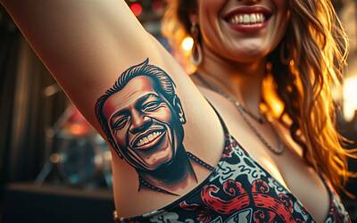 Cleo delle Bambole di Pezza stupisce con un tatuaggio estremo