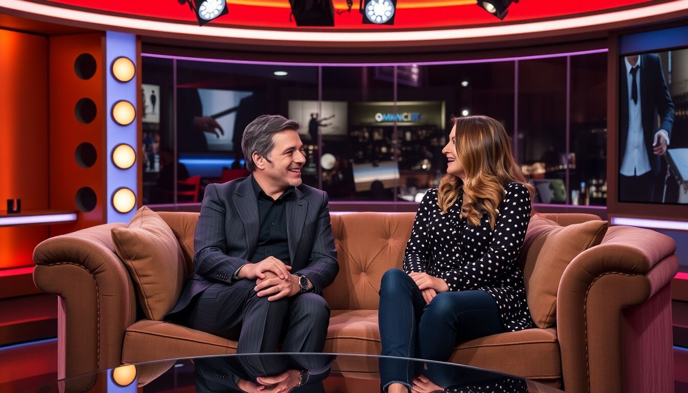 Davide Bonolis presenta in tv la fidanzata Martina per la prima volta