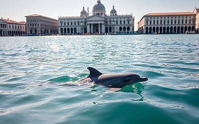 Delfino solitario nella laguna di Venezia sfata miti su bisogno umano