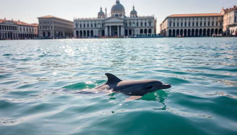 Delfino solitario nella laguna di Venezia sfata miti su bisogno umano