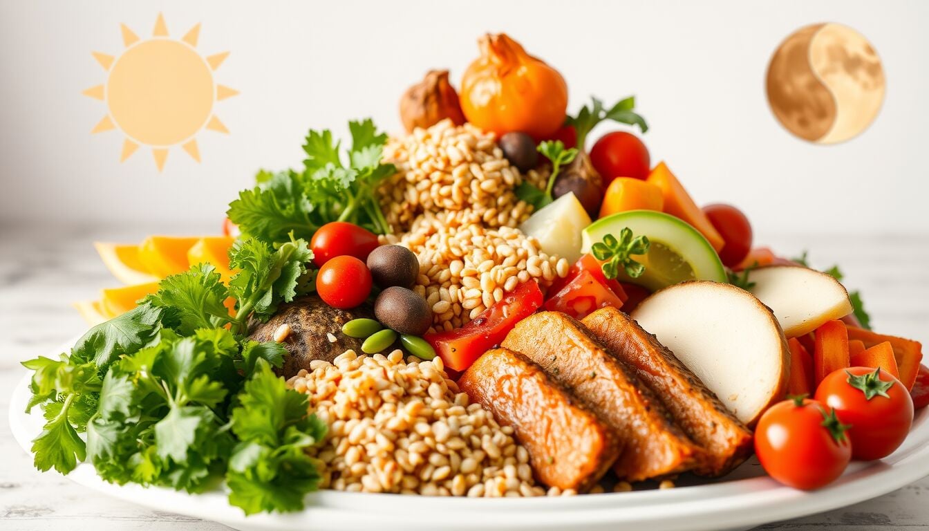 Dieta mediterranea personalizzata nuova piramide sincronizzata con orologio biologico