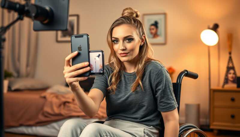 Donna transgender disabile trasforma gli insulti online in sostegno economico quotidiano