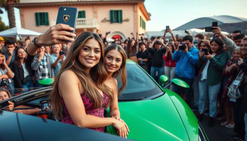 Elettra Lamborghini replica al video virale su TikTok e annuncia querela