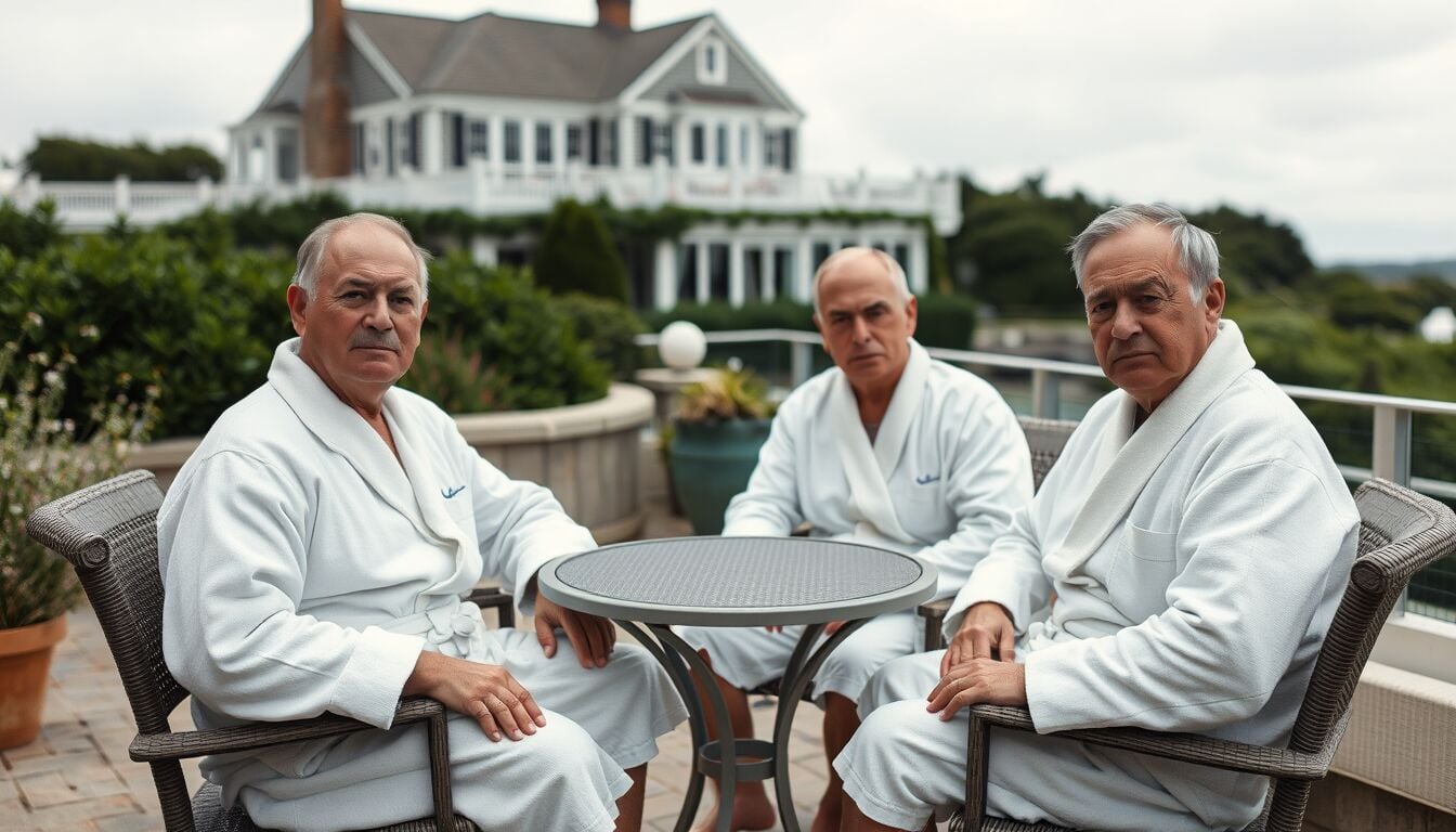 Epstein files rivelano foto di Mandelson e Andrea in accappatoio insieme al finanziere