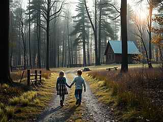 Famiglia dispersa nel bosco, decisione inattesa sul futuro dei bambini a Vasto
