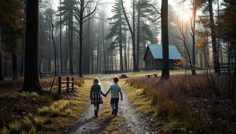 Famiglia dispersa nel bosco, decisione inattesa sul futuro dei bambini a Vasto