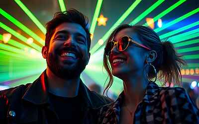 Fedez e Chiara Ferragni riappaiono uniti alla festa di Leone