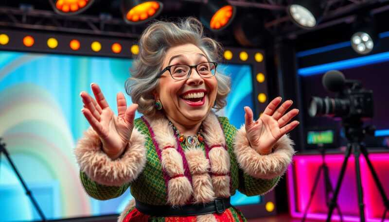 Giulia Vecchio sorprende al GialappaShow con l’imitazione di Iva Zanicchi