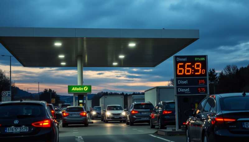 Governo conferma stop alle accise mobili e i prezzi del gasolio in autostrada schizzano alle stelle