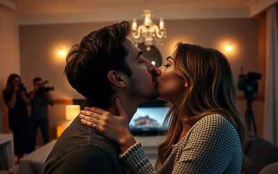 Grande Fratello Vip, Renato bacia Lucia e Ibiza esplode in diretta