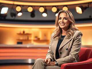 Ilary Blasi risponde alle domande di Lucarelli sulle nuove nozze