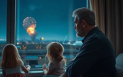 Iran, famiglia italiana bloccata in aeroporto tra paura dei bombardamenti e tentativi di rassicurare le figlie