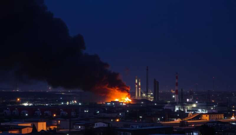 Iran nel caos, raffineria di Teheran in fiamme: nube tossica avvolge la capitale