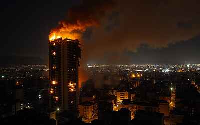 Israele intensifica i raid aerei e colpisce tre quartieri residenziali nel cuore di Beirut