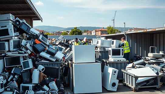 Italia RAEE aumenta la raccolta di rifiuti elettronici e supera il traguardo delle 100 tonnellate