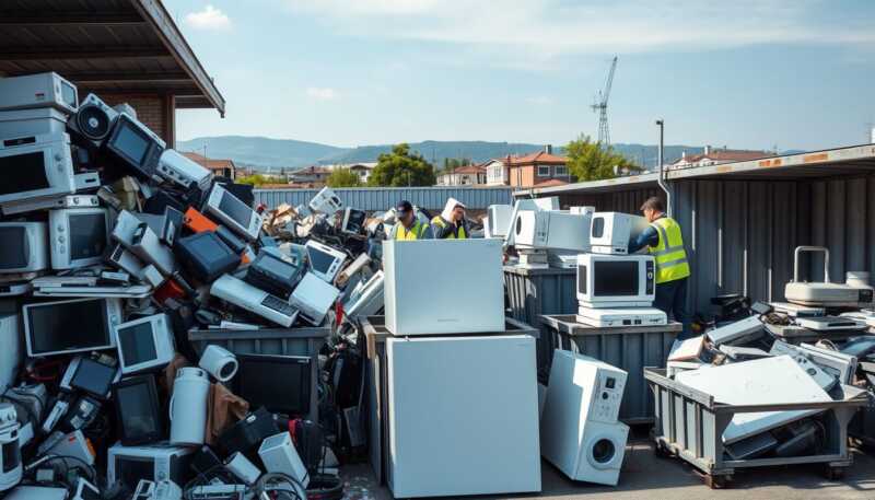 Italia RAEE aumenta la raccolta di rifiuti elettronici e supera il traguardo delle 100 tonnellate