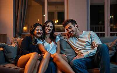 Italiani e sesso, cresce il fenomeno dei rapporti a tre nelle coppie stabili, giovani donne più precoci