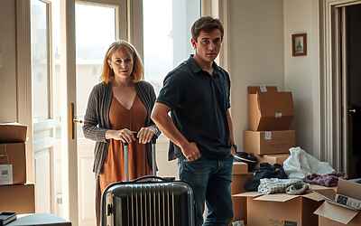 Madre esasperata ottiene lo sfratto del figlio adulto disoccupato che rifiuta lavori domestici e bollette