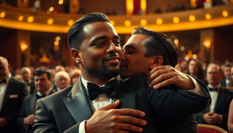 Michael B. Jordan emoziona il pubblico con abbraccio commosso a DiCaprio