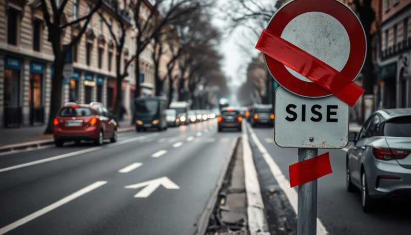 Milano cancella decine di migliaia di multe per cartelli stradali alterati con scotch